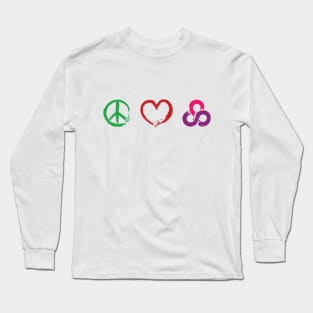 Peace.Love.Roo Long Sleeve T-Shirt